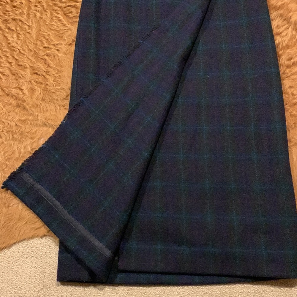 Ralph Lauren Navy and Green Plaid Maxi Skirt - Picture 6 of 16